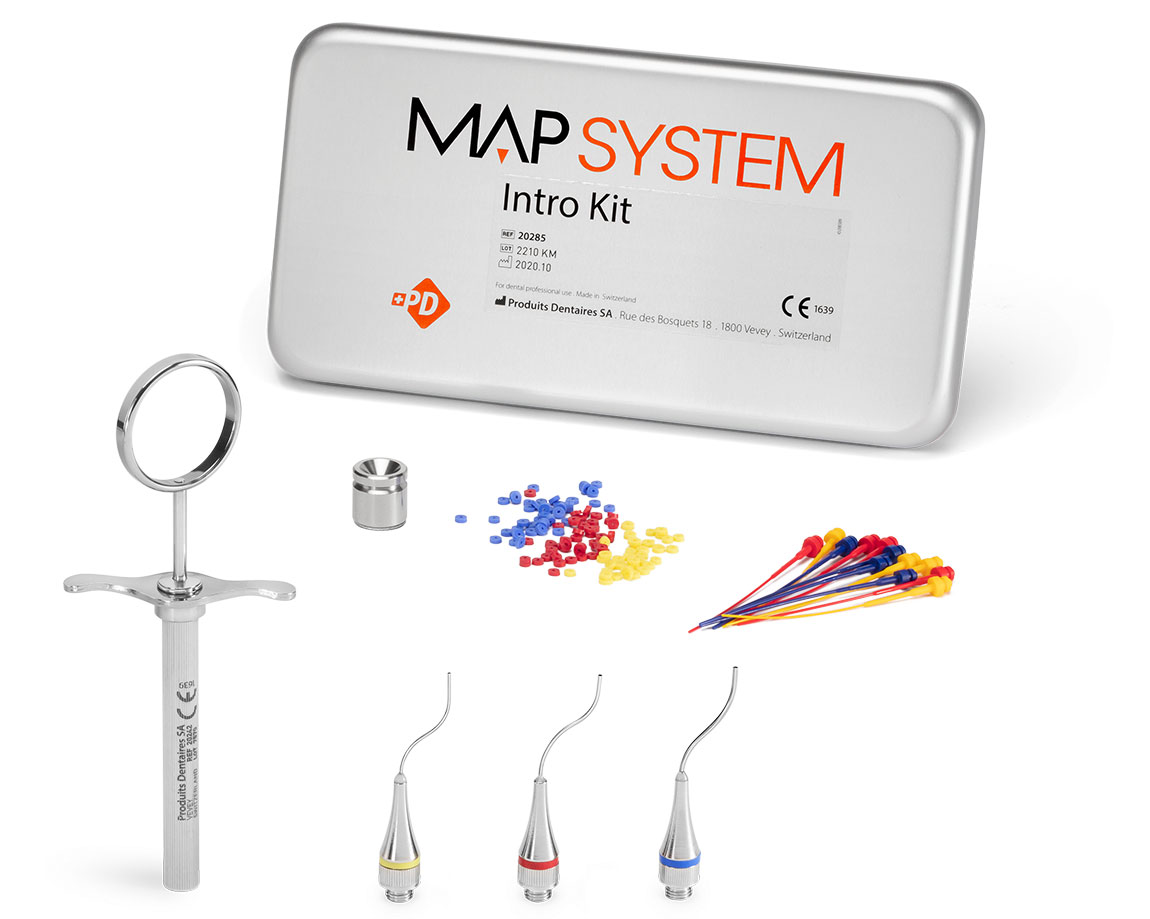 Comprar el MAP System kit de introducción para la colocación profesional de materiales de reparación de MTA