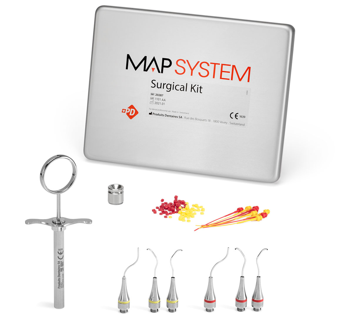 Acheter des produits MAP System Surgical Kit : têtes endodontiques pour la mise en place de ciments dans les canaux radiculaires